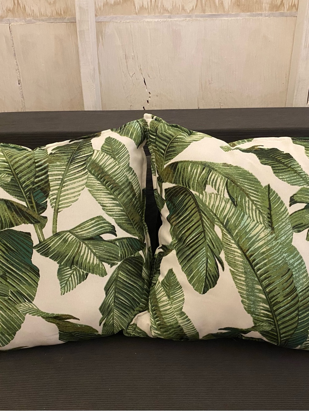 Tommy Bahama Green Botanical Palm Leaf Accent Pillow Set of 2